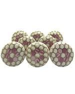 Buy Shilpware Honey Comb Ceramic Drawer Pulls Knobs(Gold Multi, 38mm) -Pack of 8 Online at Best ...