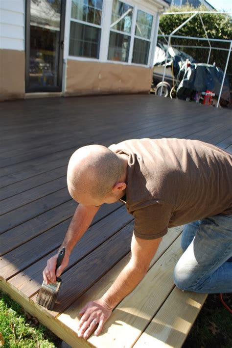 DIY STAINING A DECK - Showit Blog