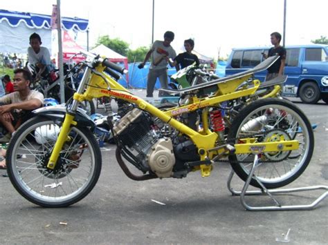 Modification Suzuki Satria FU Drag Style | Diverse Information