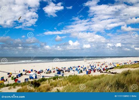 Beach on Juist stock photo. Image of park, islands, juist - 111115892