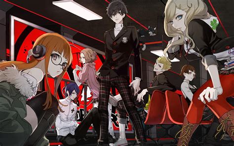 Group of people anime character , Persona 5, group anime HD wallpaper | Pxfuel