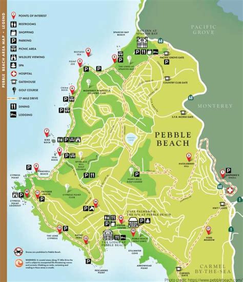 17 Mile Drive Map