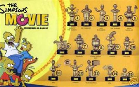 Toys & Hobbies Fast Food & Cereal Premiums 2007 The Simpsons Movie ...