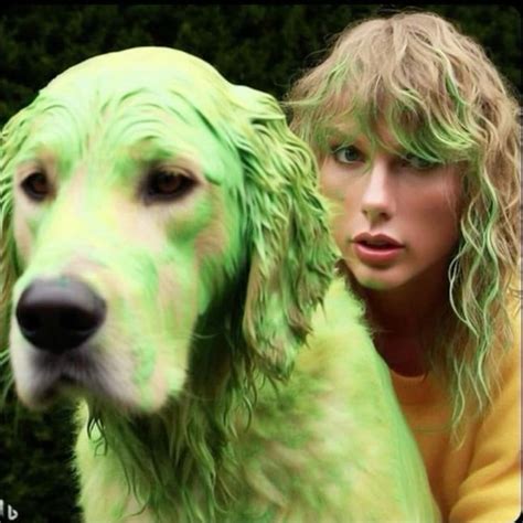 stole a dog and dyed it key-lime green in 2024 | Taylor swift pictures, Taylor swift videos ...