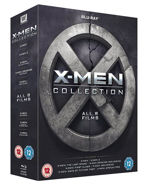 X-Men Collection - All 8 Films Box Set [1-8] (Blu-ray, 8 Discs, Region ...