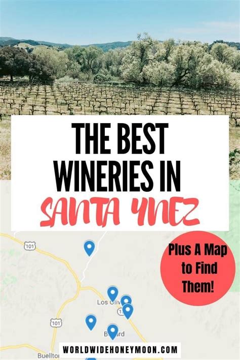 10 Best Wine Tastings in Solvang and the Santa Ynez Valley With a Santa Ynez Wineries Map ...