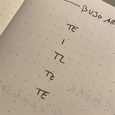 Bullet Journal - Why I Optimized My Handwriting - Creative Programming