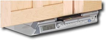 Best Buy: Sony Under-Cabinet CD Clock Radio with Magnetic Remote ICF ...