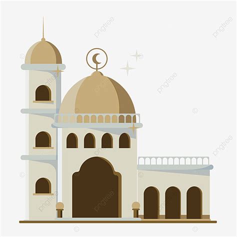 Masjid Islamic Mosque Vector Hd Images, Mosque Masjid Islam Tempat Ibadah Bulan Suci Ramadhan ...