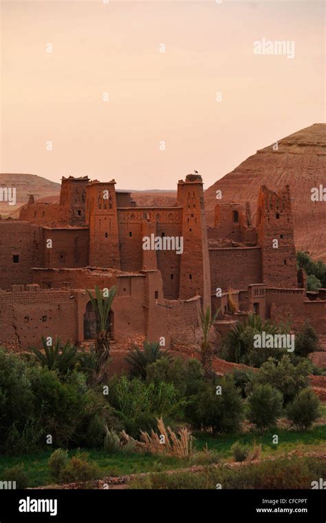 Kasbah Ait Benhaddou, Ait Benhaddou, Atlas Mountains, South of the High Atlas, Morocco, Africa ...