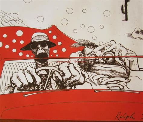 Ralph Steadman Dr Gonzo and Duke Fear and Loathing Desert Poster 22 x ...