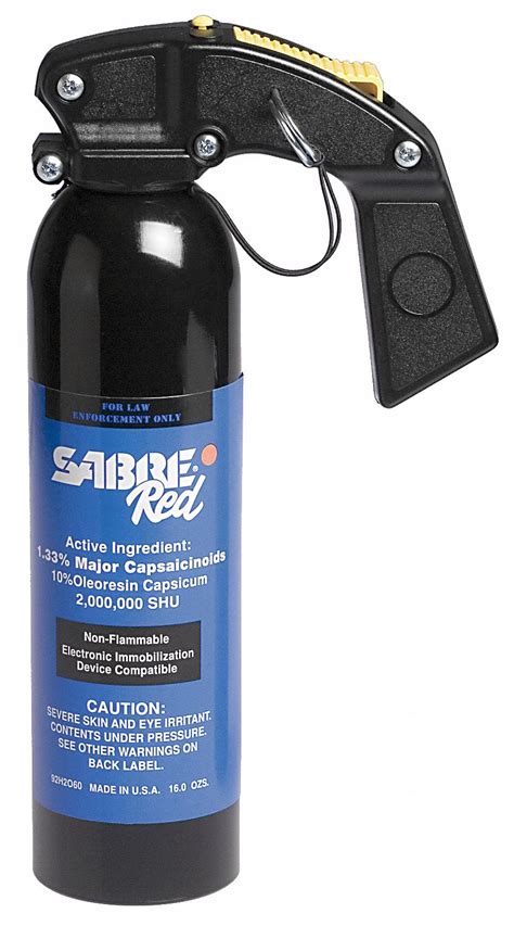 SABRE RED, 10, 10.25 in Overall Ht (In.), Pepper Spray - 20W603|92H2O60 ...