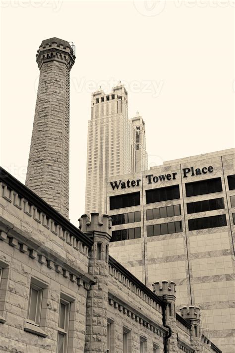 Chicago Water Tower 8335606 Stock Photo at Vecteezy