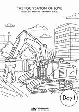 Printable Construction Coloring Pages Sketch Page sketch template