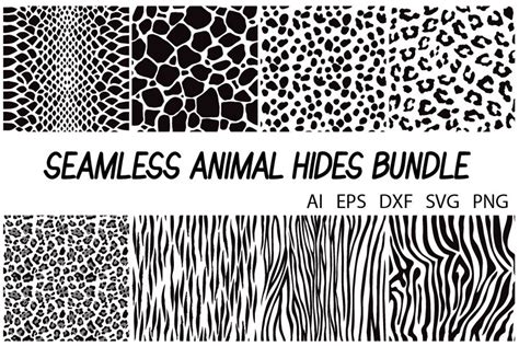 Animal Patterns SVG Animal Print SVG Seamless Animal Hide - Etsy