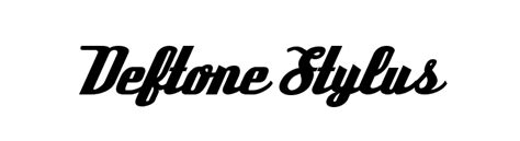 DeftoneStylus-Regular Font