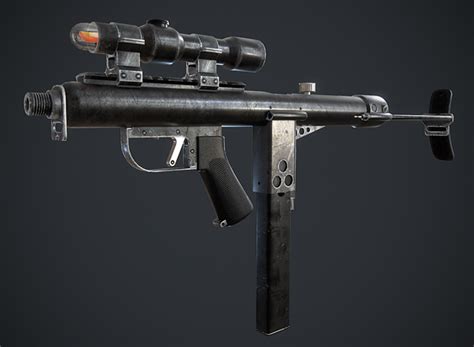 Bullpup Submachine Gun | OpenGameArt.org