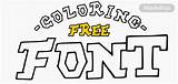 Coloring Fonts For Kids Pages sketch template