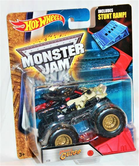 HOT WHEELS PIRATE'S CURSE MONSTER JAM TRUCK STUNT RAMP 2016 RARE BRAND NEW GIFT | eBay | Monster ...