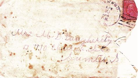 Carolina Girl Genealogy: Amanuensis Monday- Letters From the Past: Part I