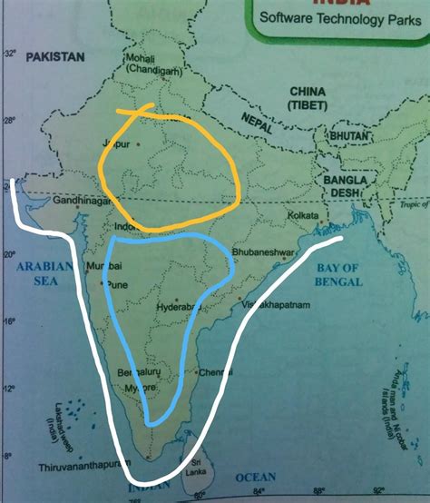 Map Of Deccan Plateau