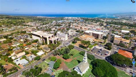 Maui Zoom Video and Virtual Tours: Aerial Panorama of Wailuku, Maui