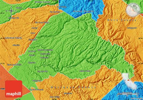 Political Map of Tuolumne County