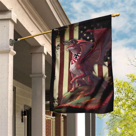 Order Red Dragon American Flag from Brightroomy now!