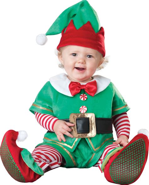 Santas Lil' Elf Christmas Baby Costume Christmas Costumes - Mr ...