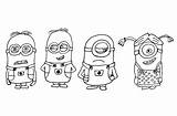 Minions Picture To Print And color  Coloring Pages For Kids sketch template