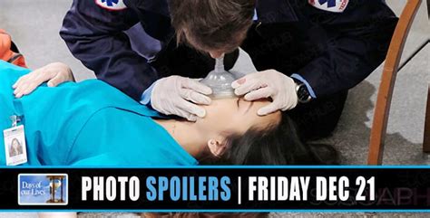 Days of our Lives Spoilers Photos: A Health Scare!