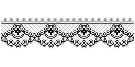 Lace Borders Clipart White Lace Borders Black Lace от VipARTVector ...