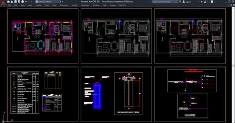 House Electrical Installation [DWG]