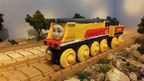 Wooden Railway custom Rebecca - YouTube