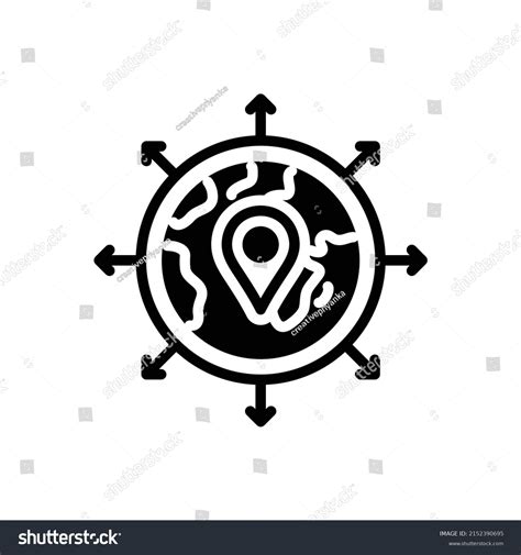 Vector Black Icon Expansion Stock Vector (Royalty Free) 2152390695 | Shutterstock