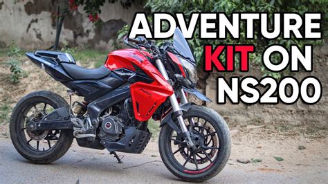 Installed Adventure BODYKIT on Pulsar Ns200 - YouTube