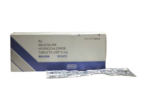 Selgin 5 mg Tablets | Selegiline HCl | Generic Eldepryl | Side Effects