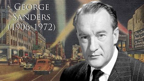 George Sanders Biography