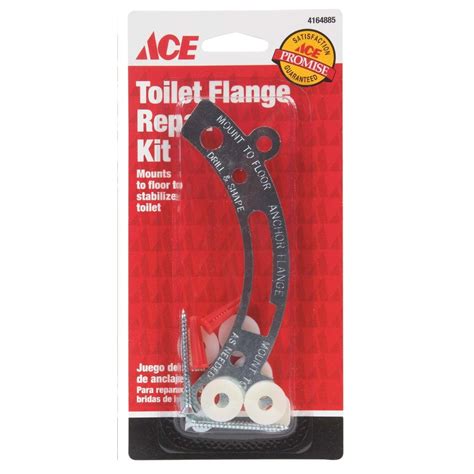 Toilet Flange Repair Kit (014703), Includes 2 plastic anchors By WM ...