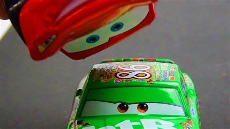 Disney Cars Lightning McQueen VS Chick Hicks Race!! Stop Motion Animation. - YouTube