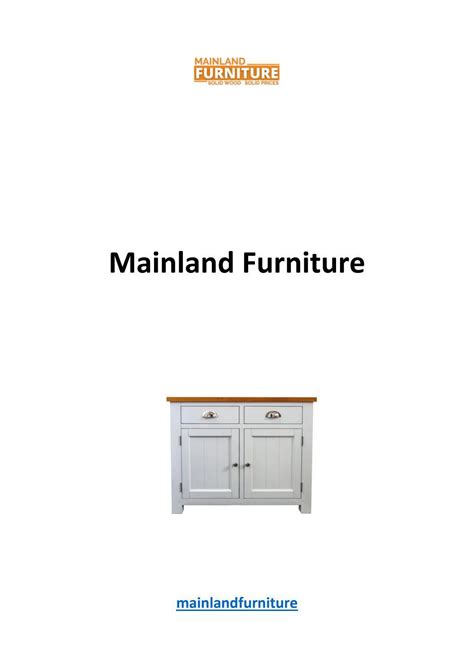 Mainland Furniture by mainlandfurniture - Issuu