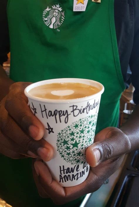 Starbucks always wishes you a happy birthday! - StarbucksMelody.com