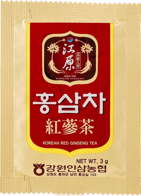 [Gangwoninsam] 6 Year Korean Red Ginseng Tea (3g x 50 Packets) – Contains 6 Year Korean Red ...