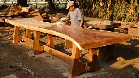 Rustic Wood Slab Tables