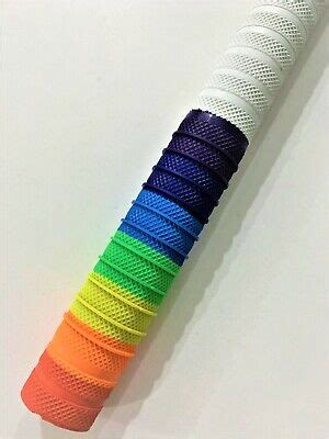 Cricket Bat Handle Grips- Premium Quality Multi Colour Grip- Rainbow Style II | eBay