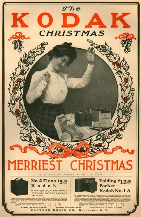 Amazing Vintage Christmas Ads of Kodak From the 1900s ~ Vintage Everyday