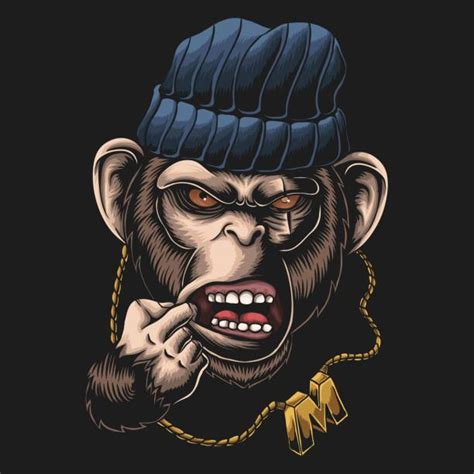 Gangster Monkey Illustrations, Royalty-Free Vector Graphics & Clip Art - iStock