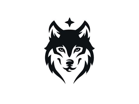 Wolf Logo Design | Wolf face drawing, Wolf silhouette, Wolf tattoo design