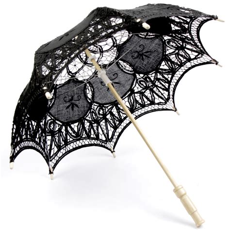 Small Black Lace Umbrella | Cybershop