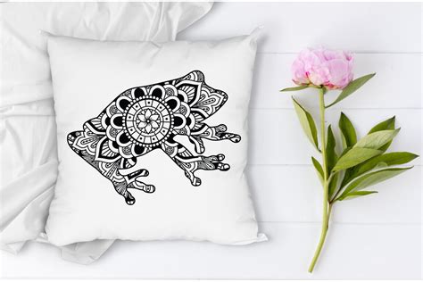 Frog Mandala SVG Cut Files, Frog Mandala Clipart, By Doodle Cloud Studio | TheHungryJPEG